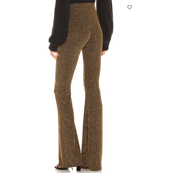 Show Me Your Mumu Bam Bam Bells in Gold Me Up Stripe - Size SMALL - NWOT - Picture 2 of 6